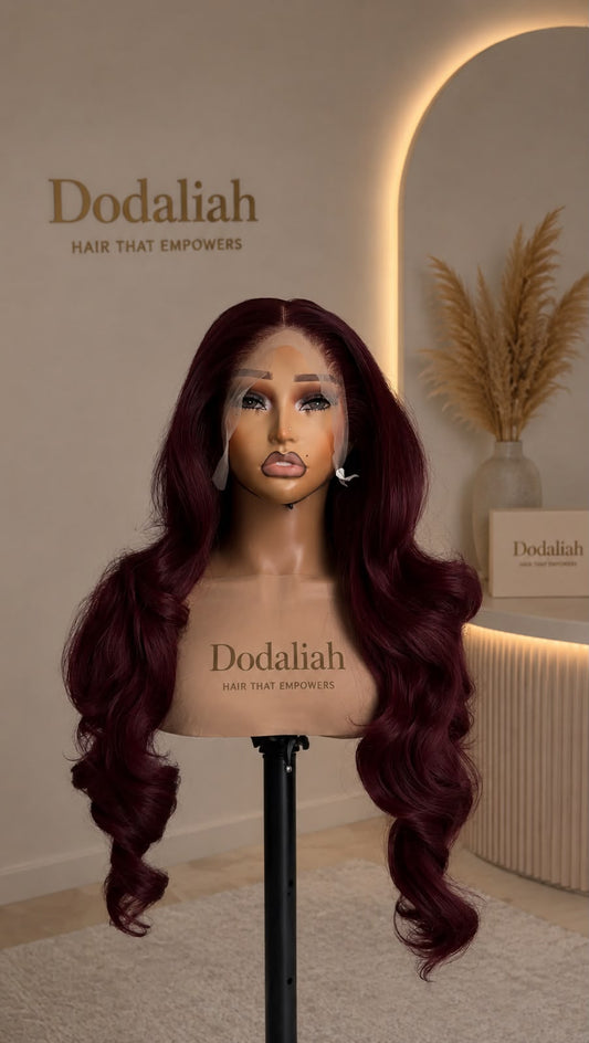 Burgundy Princess Wavy
